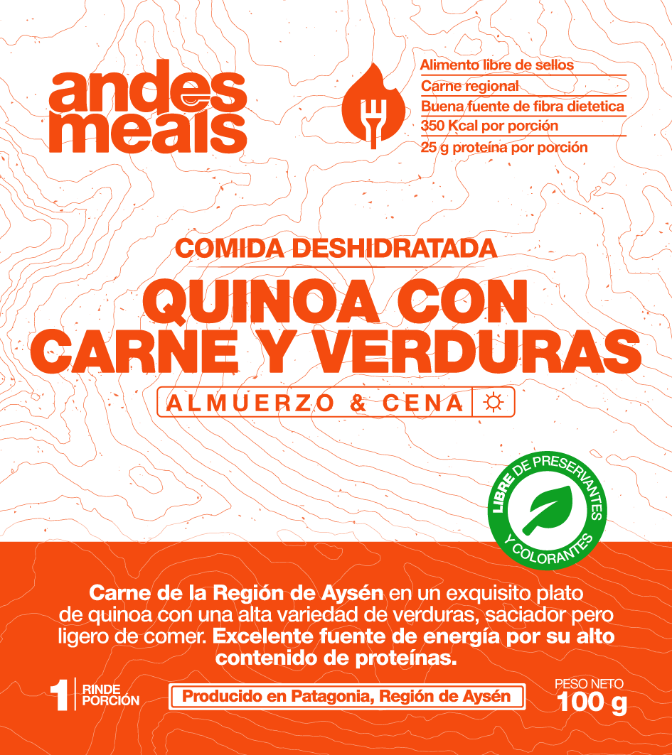 Quinoa con carne y verduras- 1p