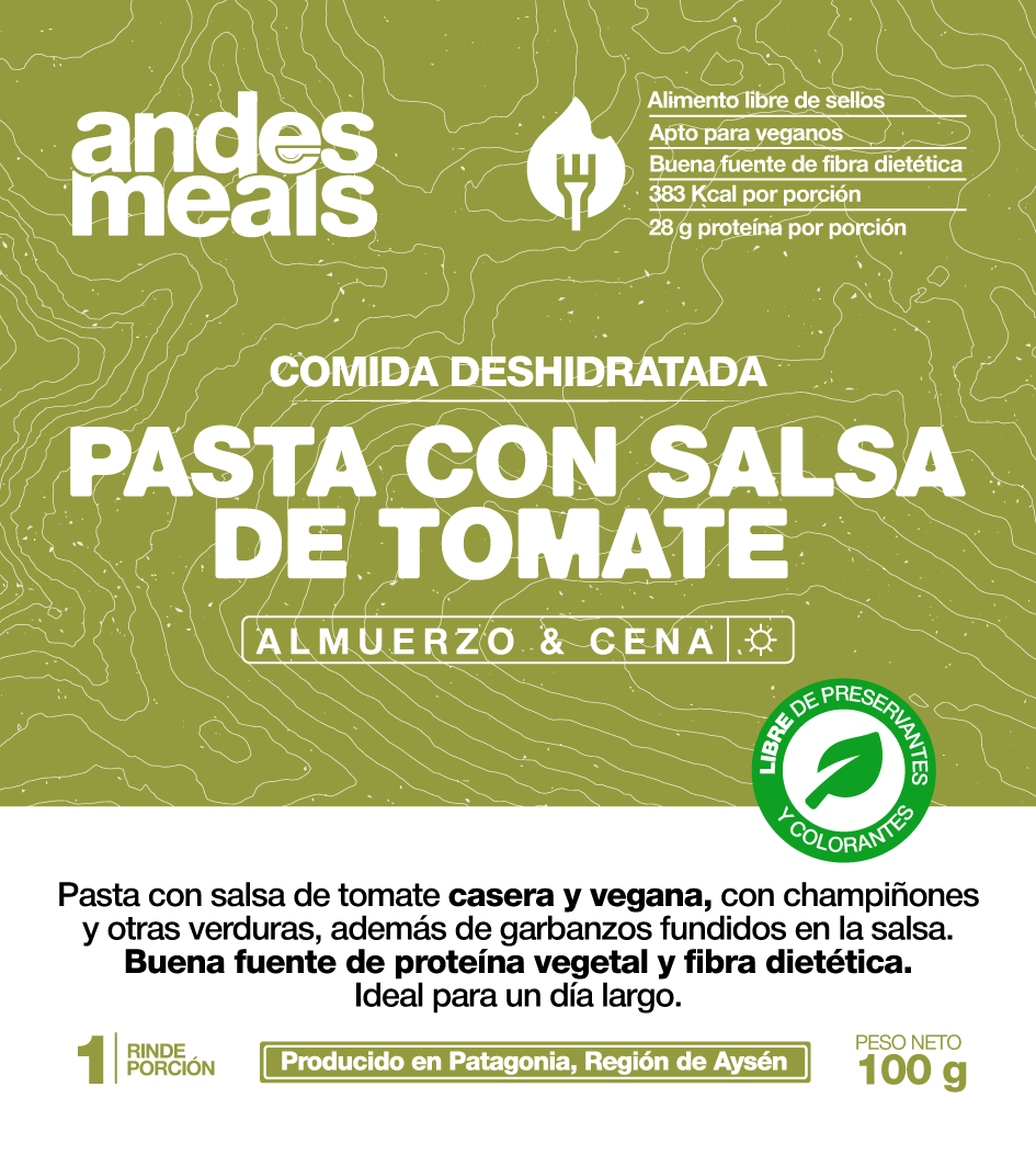 Pasta con salsa de tomate- 1p