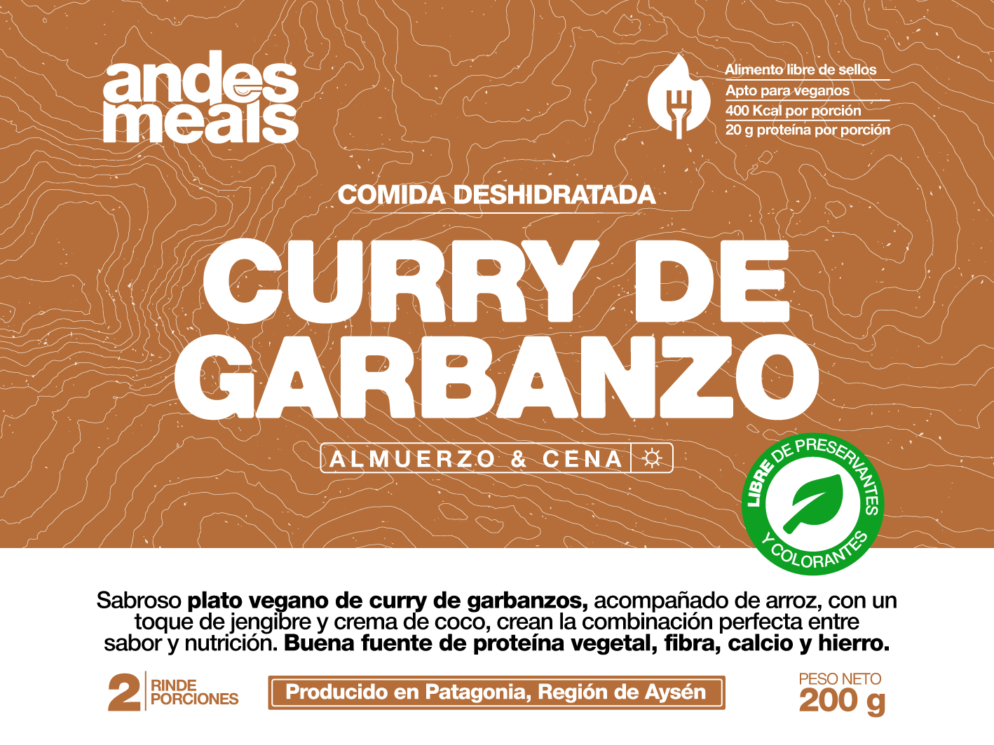 Curry de garbanzos- 2p