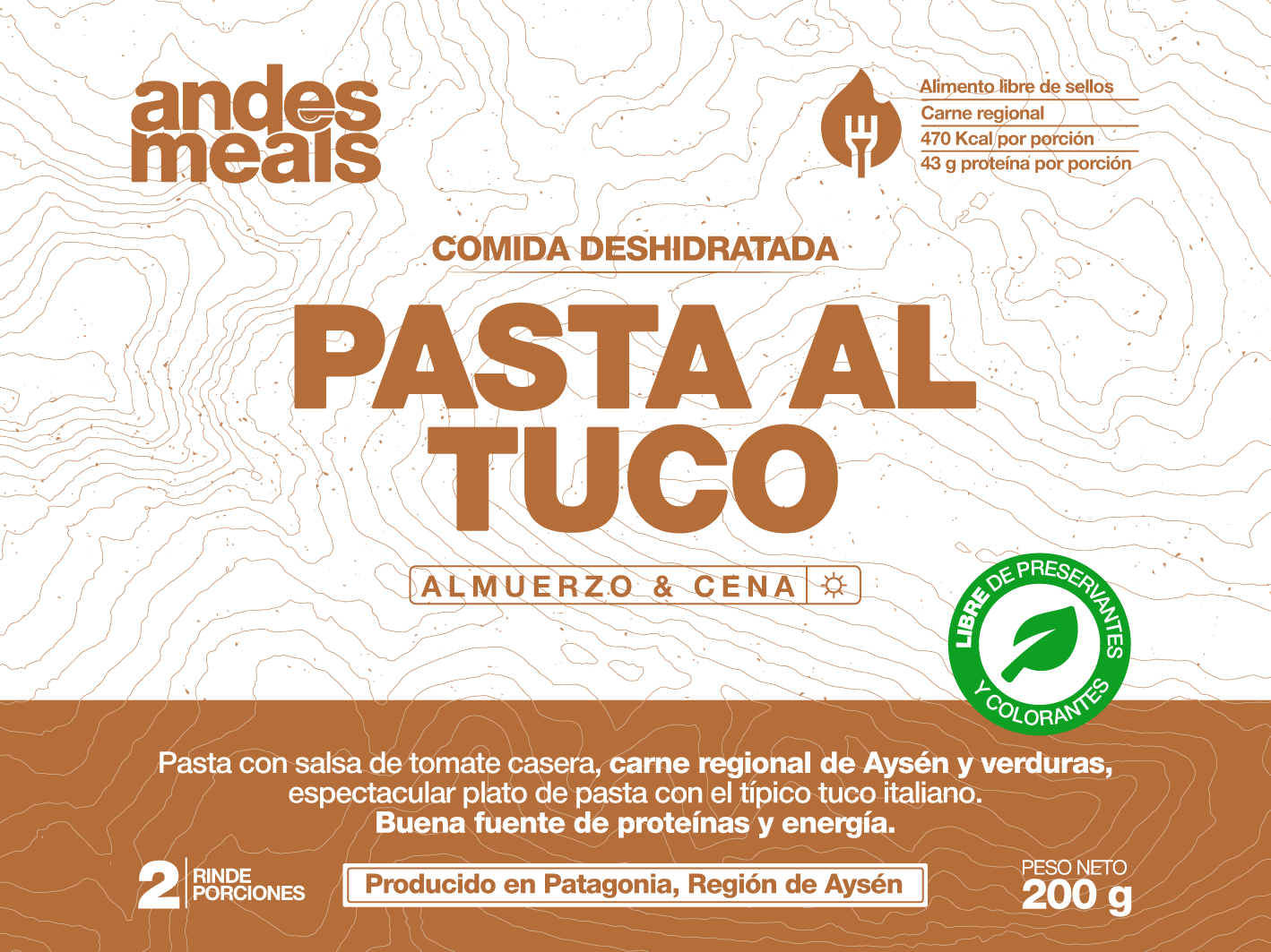Pasta al tuco -2p
